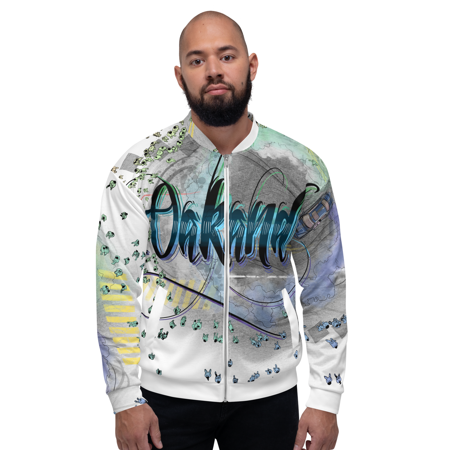 "OAKLAND SIDESHOW" Unisex Bomber Jacket