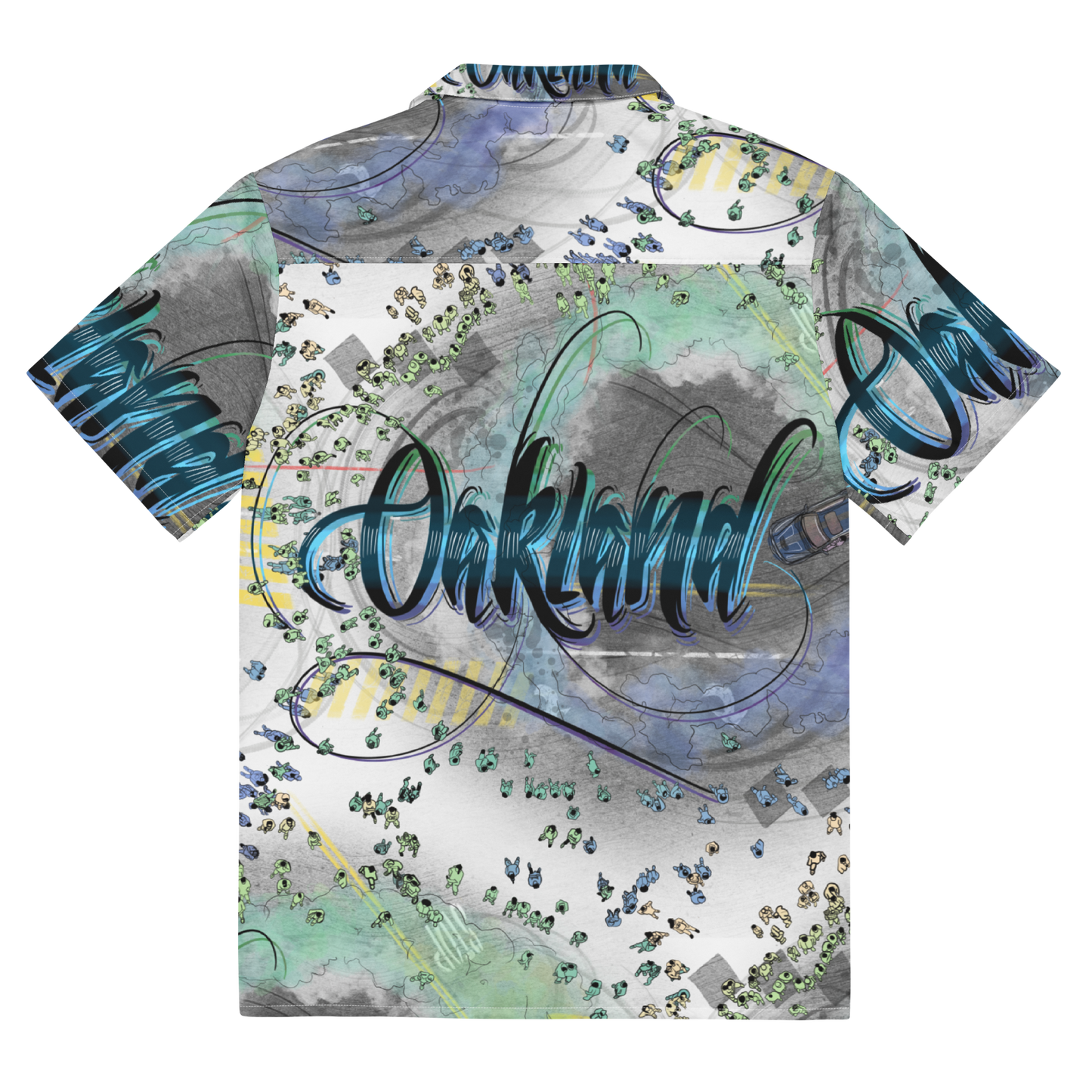 "OAKLAND SIDESHOW" Unisex Button Shirt