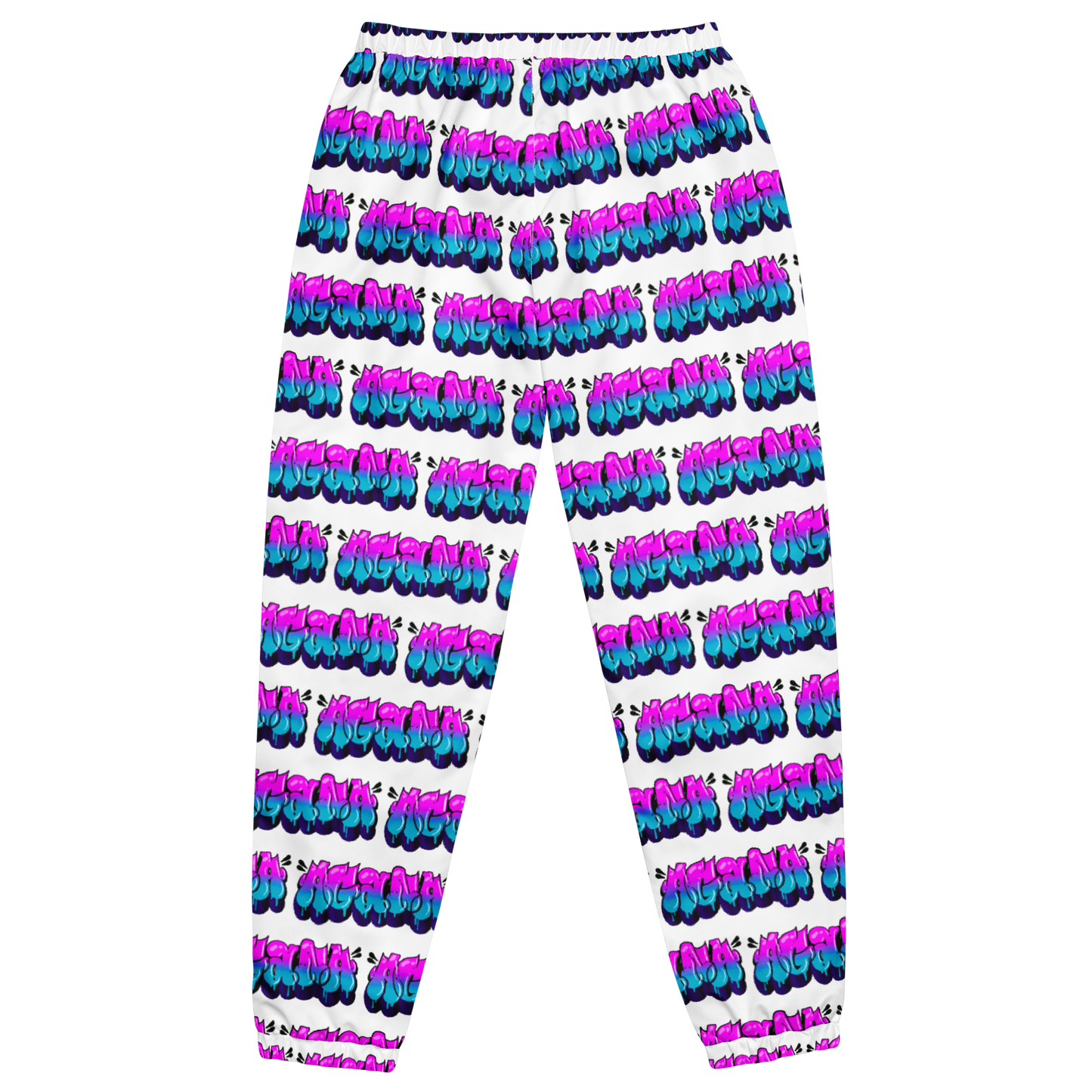 "AGANA BUBBLE DRIP" Unisex Track Pants