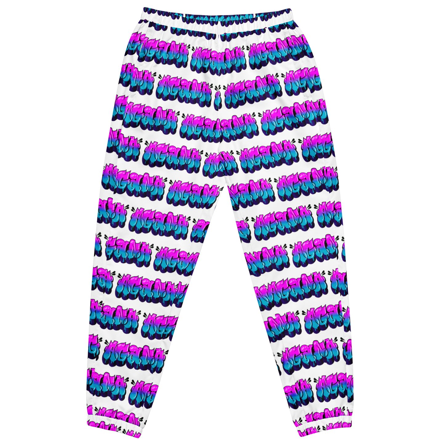 "AGANA BUBBLE DRIP" Unisex Track Pants