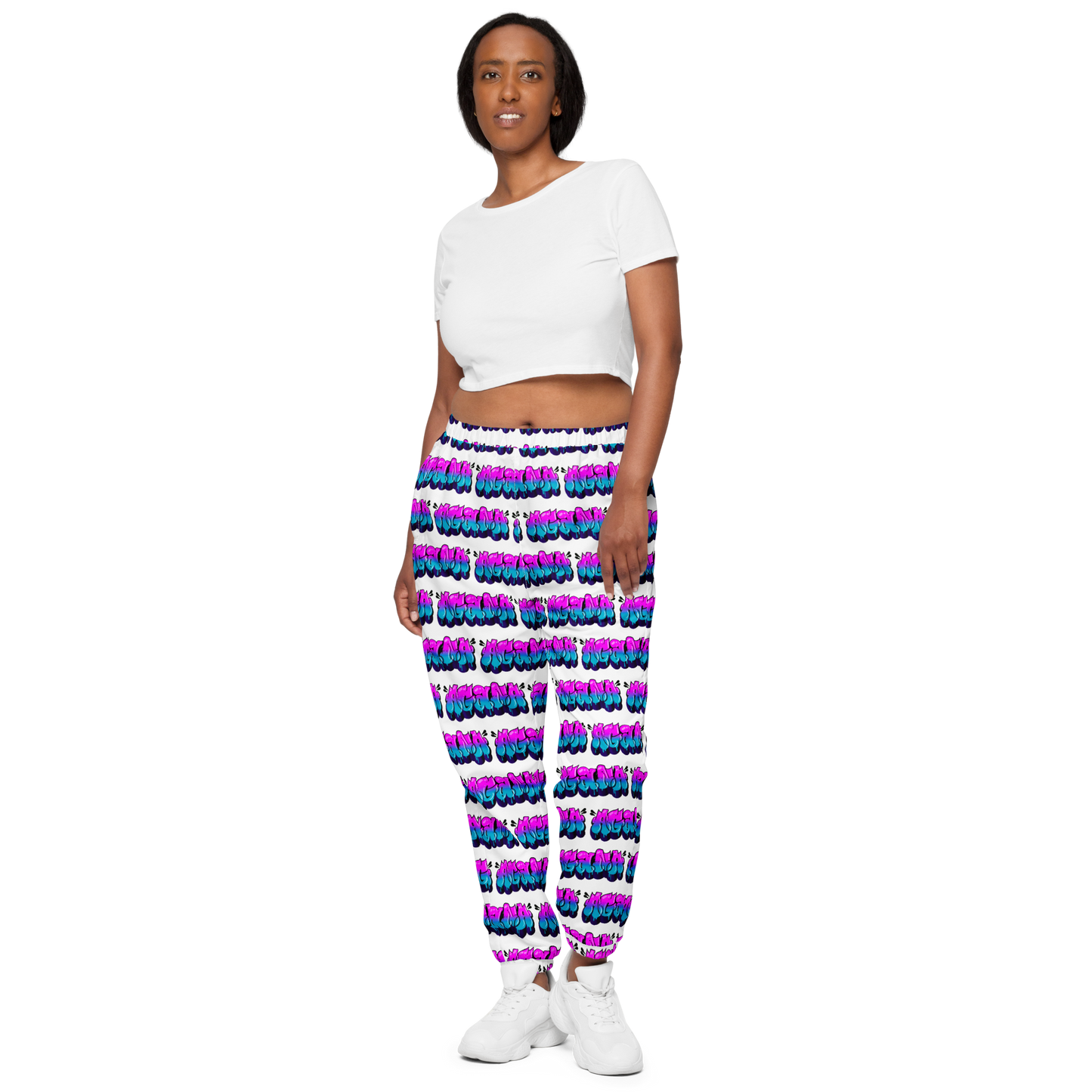 "AGANA BUBBLE DRIP" Unisex Track Pants