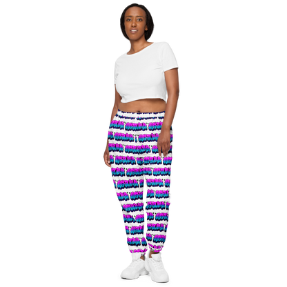 "AGANA BUBBLE DRIP" Unisex Track Pants