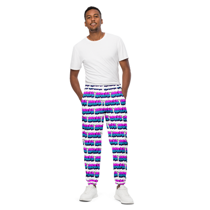 "AGANA BUBBLE DRIP" Unisex Track Pants