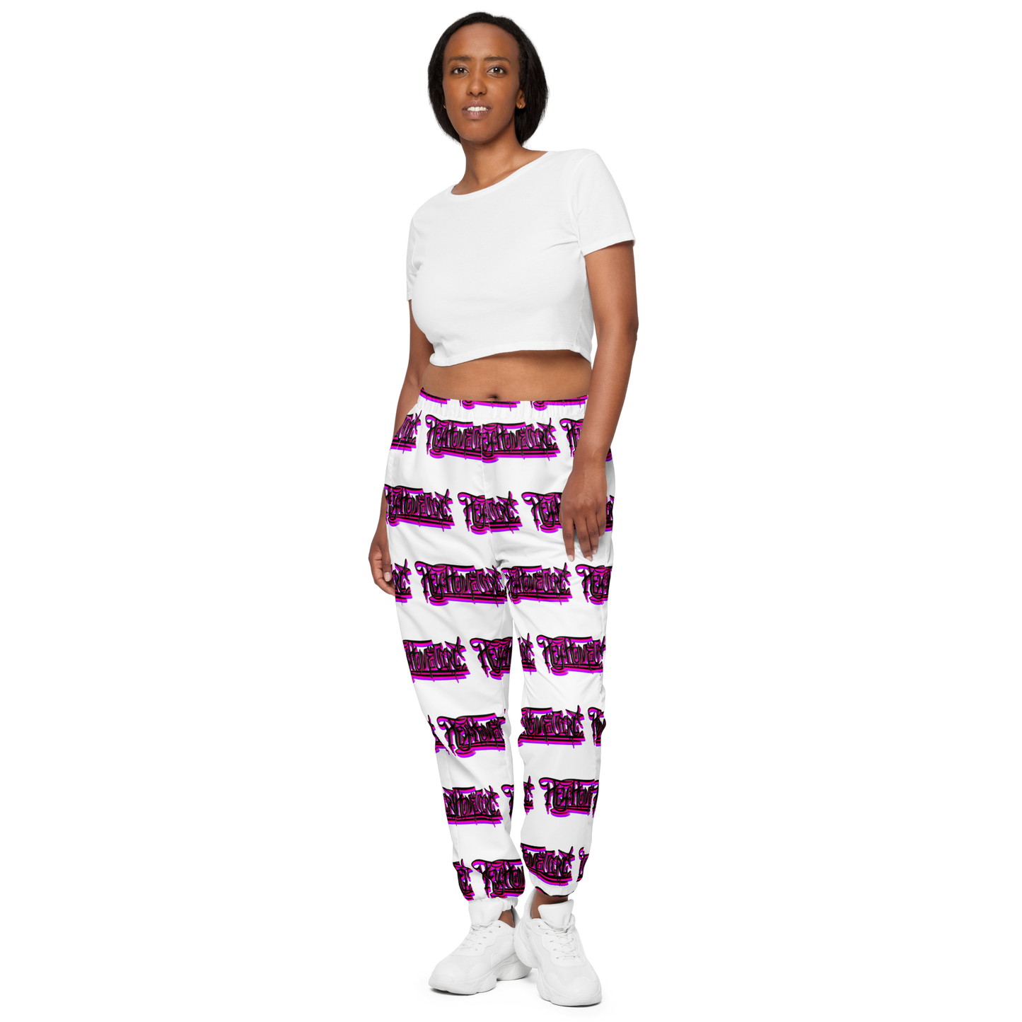 "HEY HOMEGIRL" Unisex Track Pants PNK