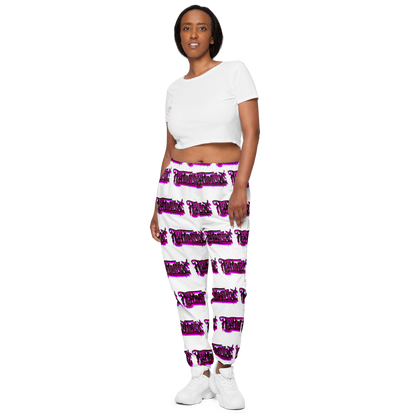 "HEY HOMEGIRL" Unisex Track Pants PNK