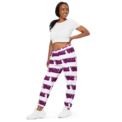 "HEY HOMEGIRL" Unisex Track Pants PNK