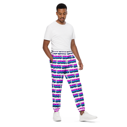 "AGANA BUBBLE DRIP" Unisex Track Pants