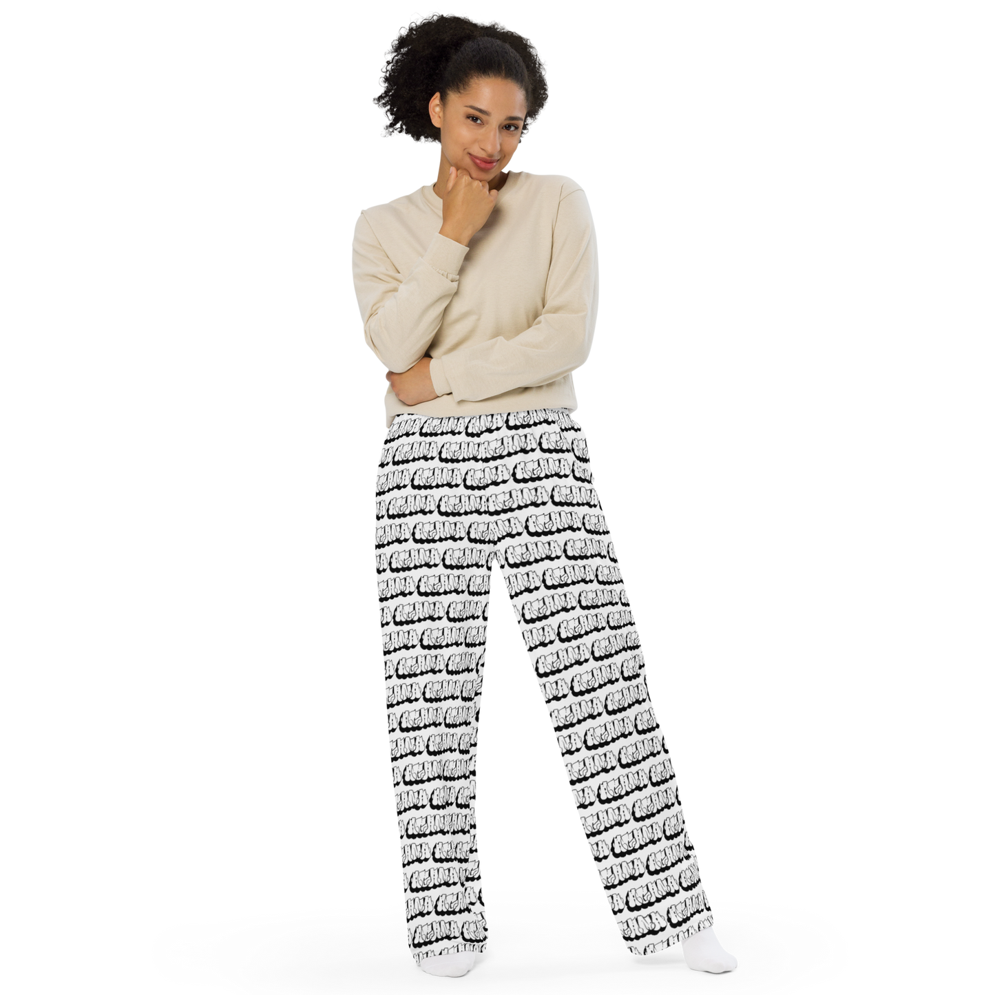 "AGANA" Unisex Wide-leg Pants