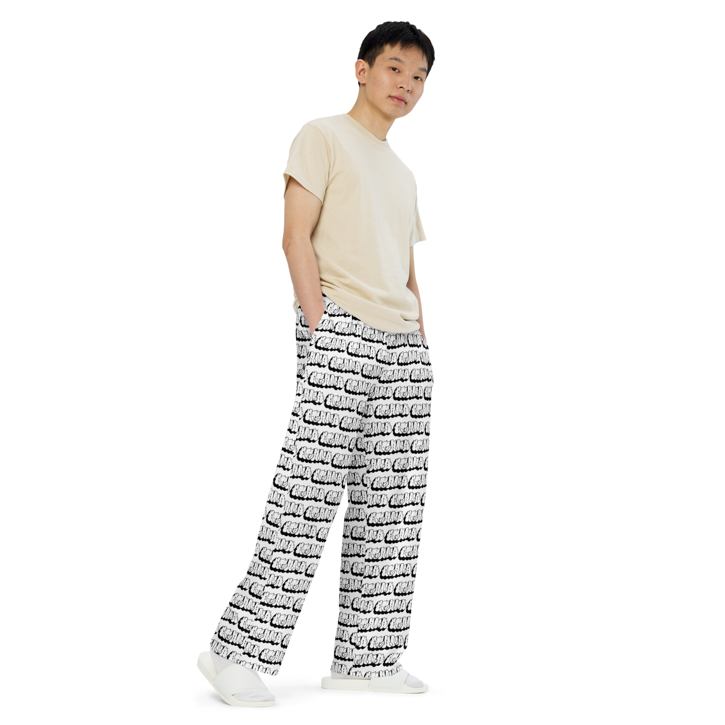 "AGANA" Unisex Wide-leg Pants