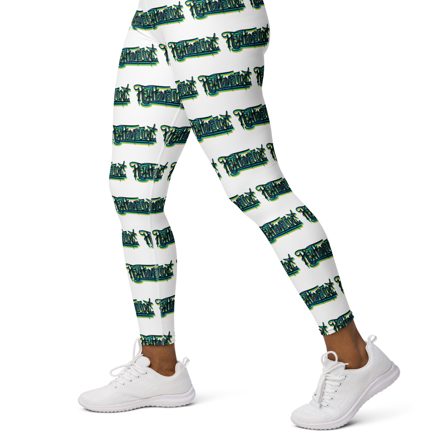 "HEY HOMEGIRL" Yoga Leggings GRN