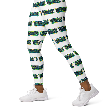 "HEY HOMEGIRL" Yoga Leggings GRN