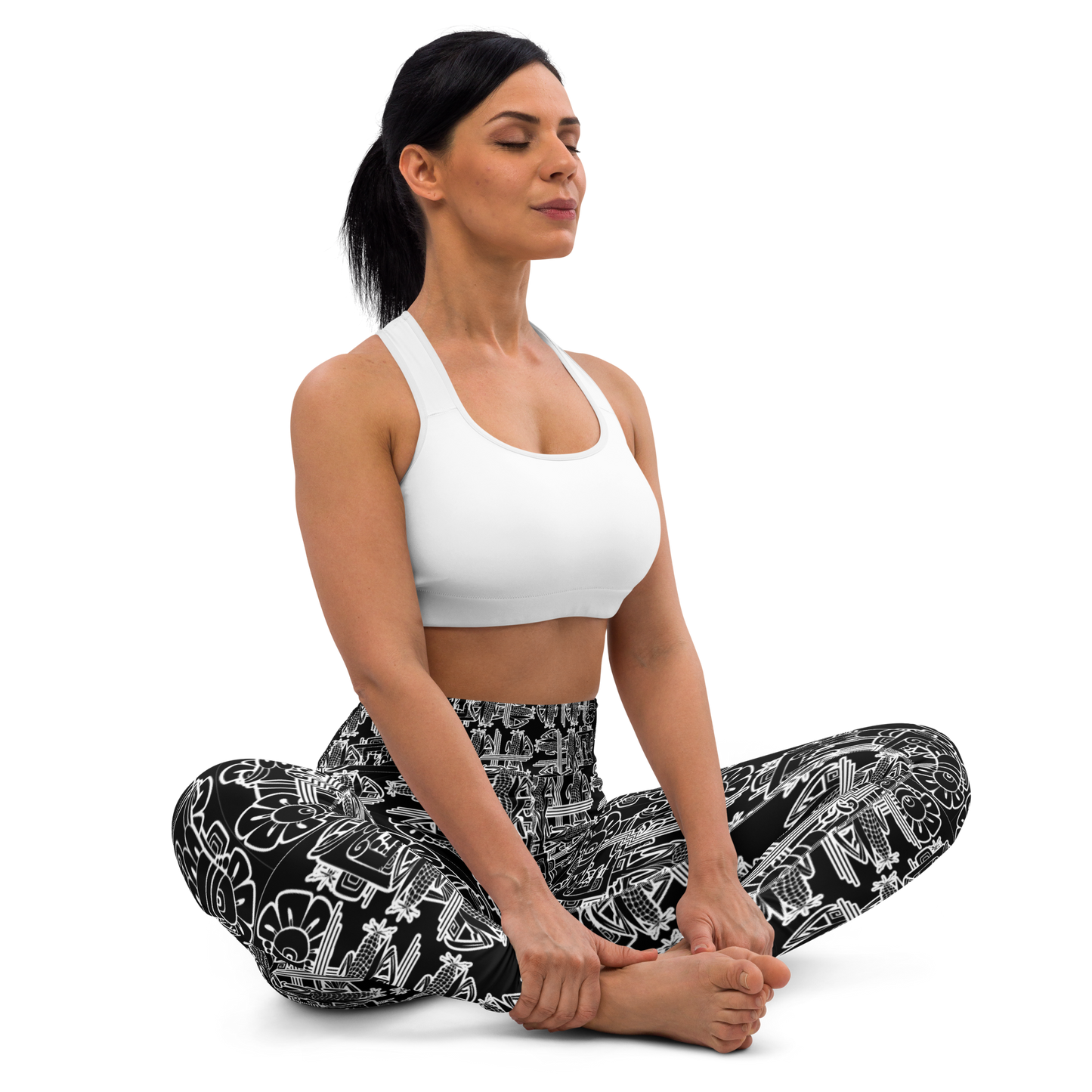 "MAIZ" Yoga Leggings BLK