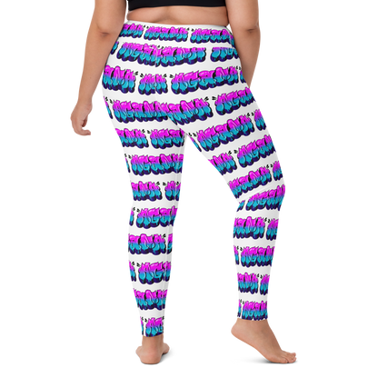 "AGANA BUBBLE DRIP" Yoga Leggings