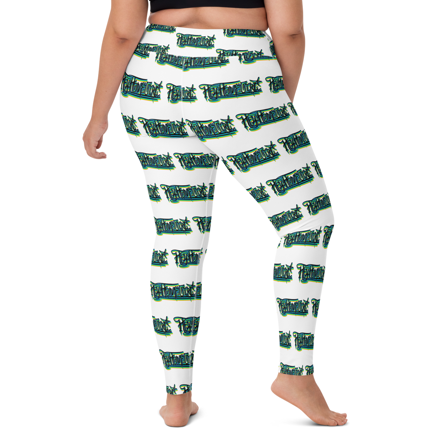 "HEY HOMEGIRL" Yoga Leggings GRN