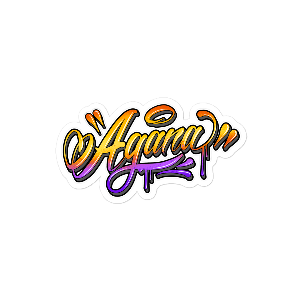 "AGANA" Stickers