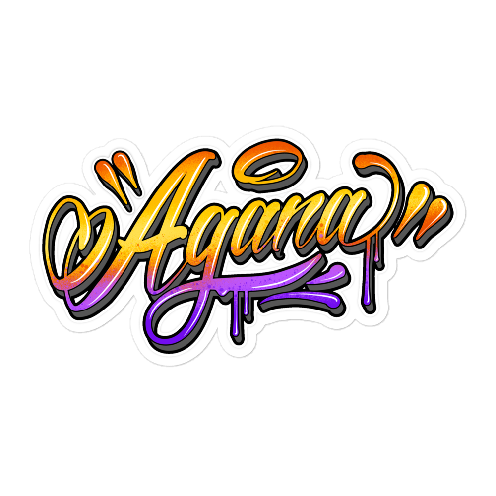 "AGANA" Stickers