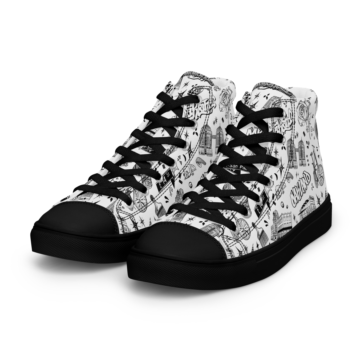 "OAKLAND TILABLE" Men’s High Top Shoes