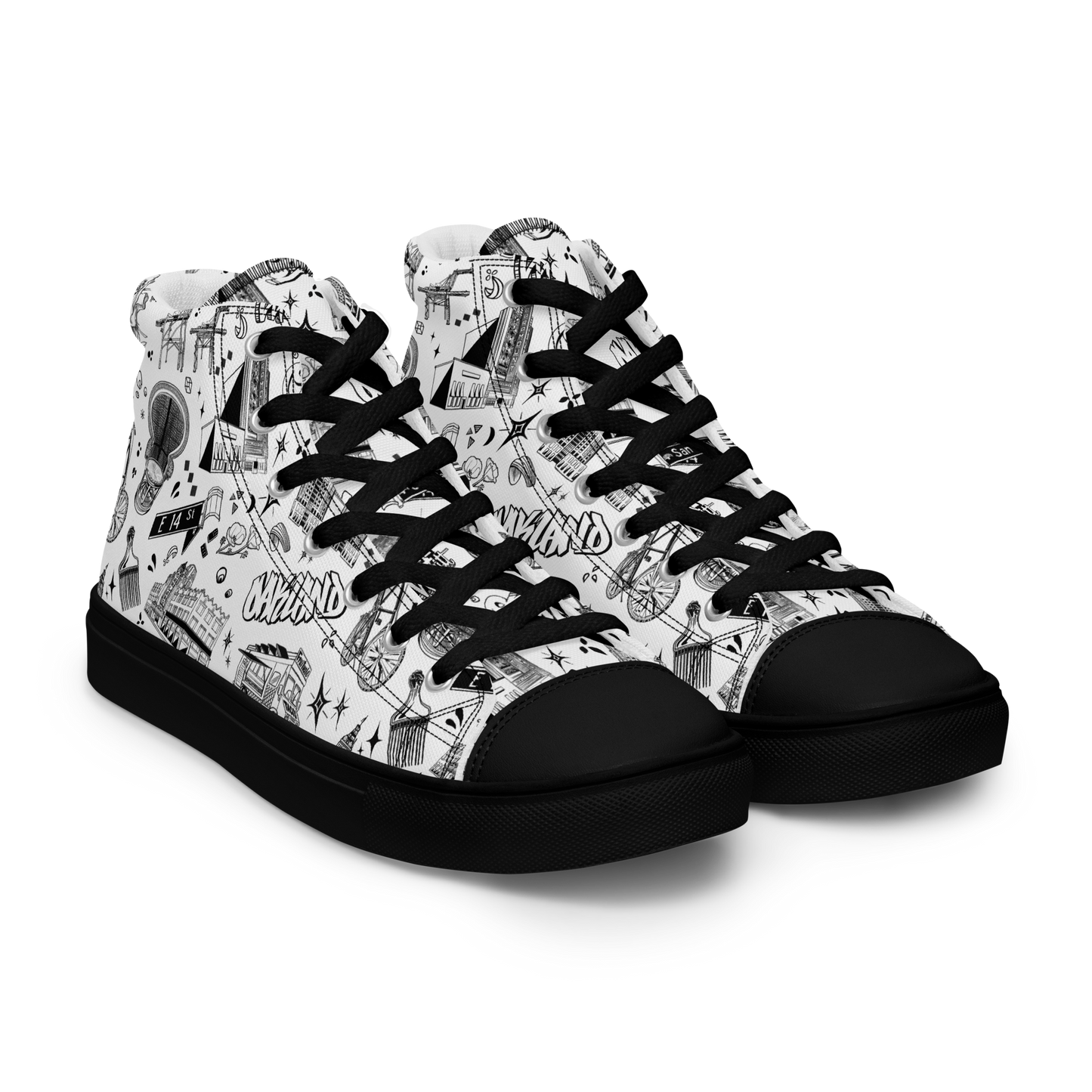 "OAKLAND TILABLE" Men’s High Top Shoes