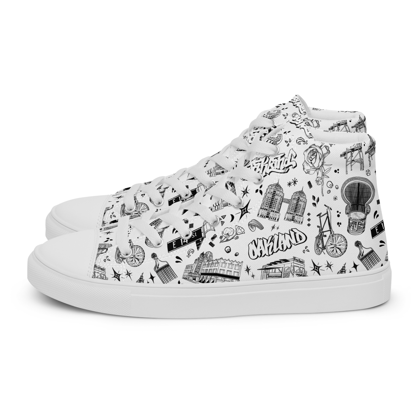 "OAKLAND TILABLE" Men’s High Top Shoes