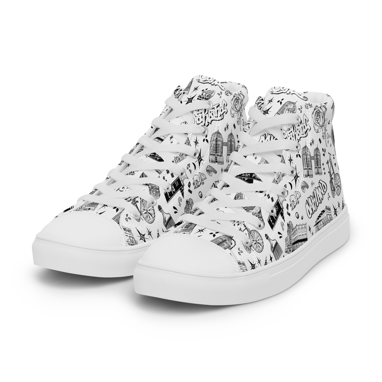 "OAKLAND TILABLE" Men’s High Top Shoes