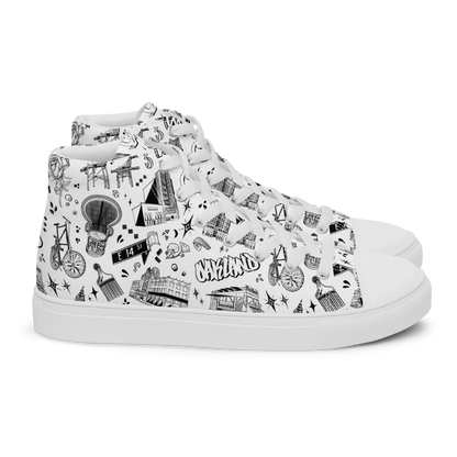 "OAKLAND TILABLE" Men’s High Top Shoes