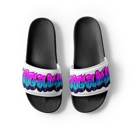 "AGANA BUBBLE DRIP" Men’s Slides