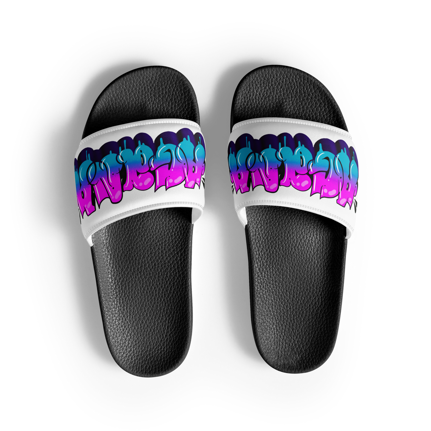 "AGANA BUBBLE DRIP" Men’s Slides