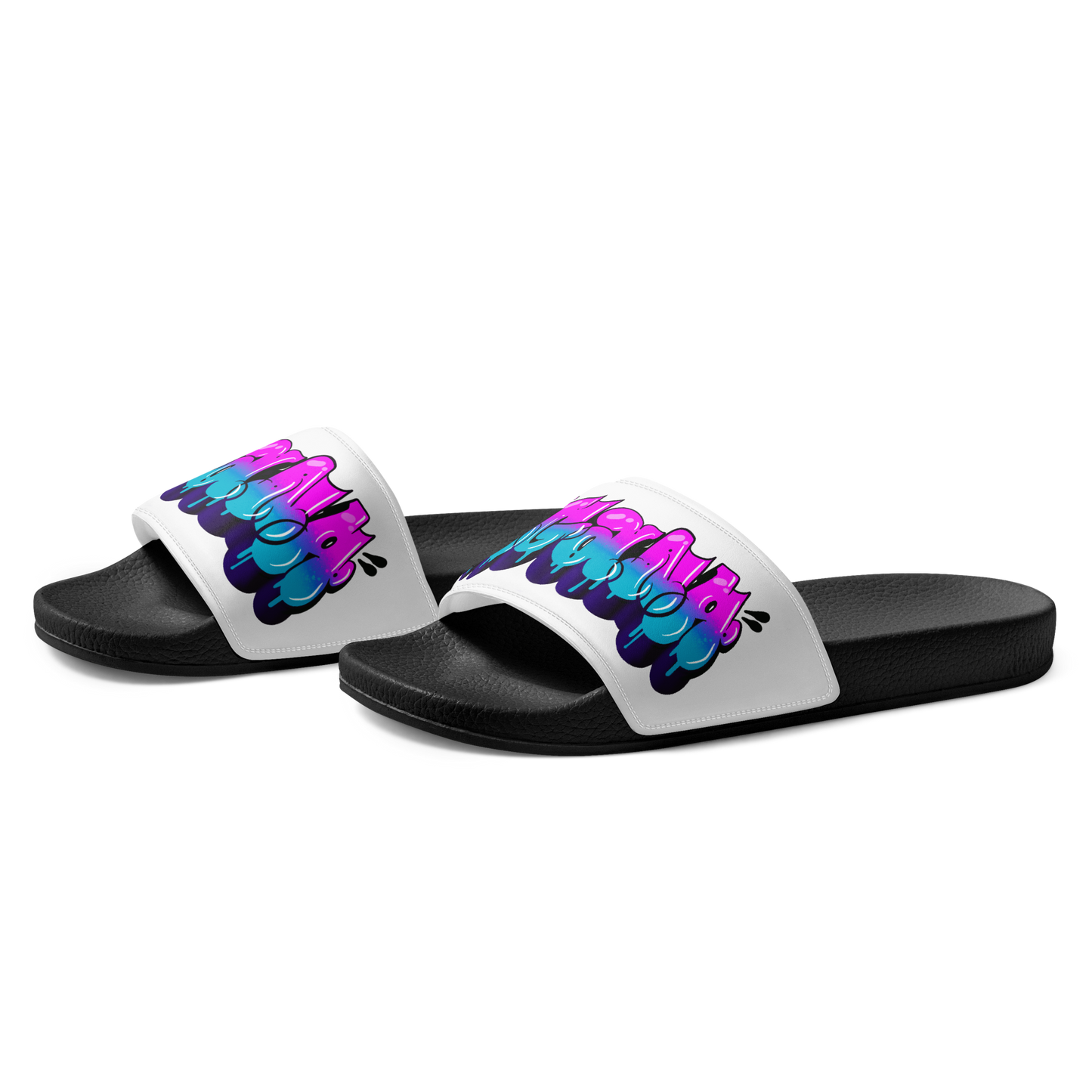 "AGANA BUBBLE DRIP" Men’s Slides