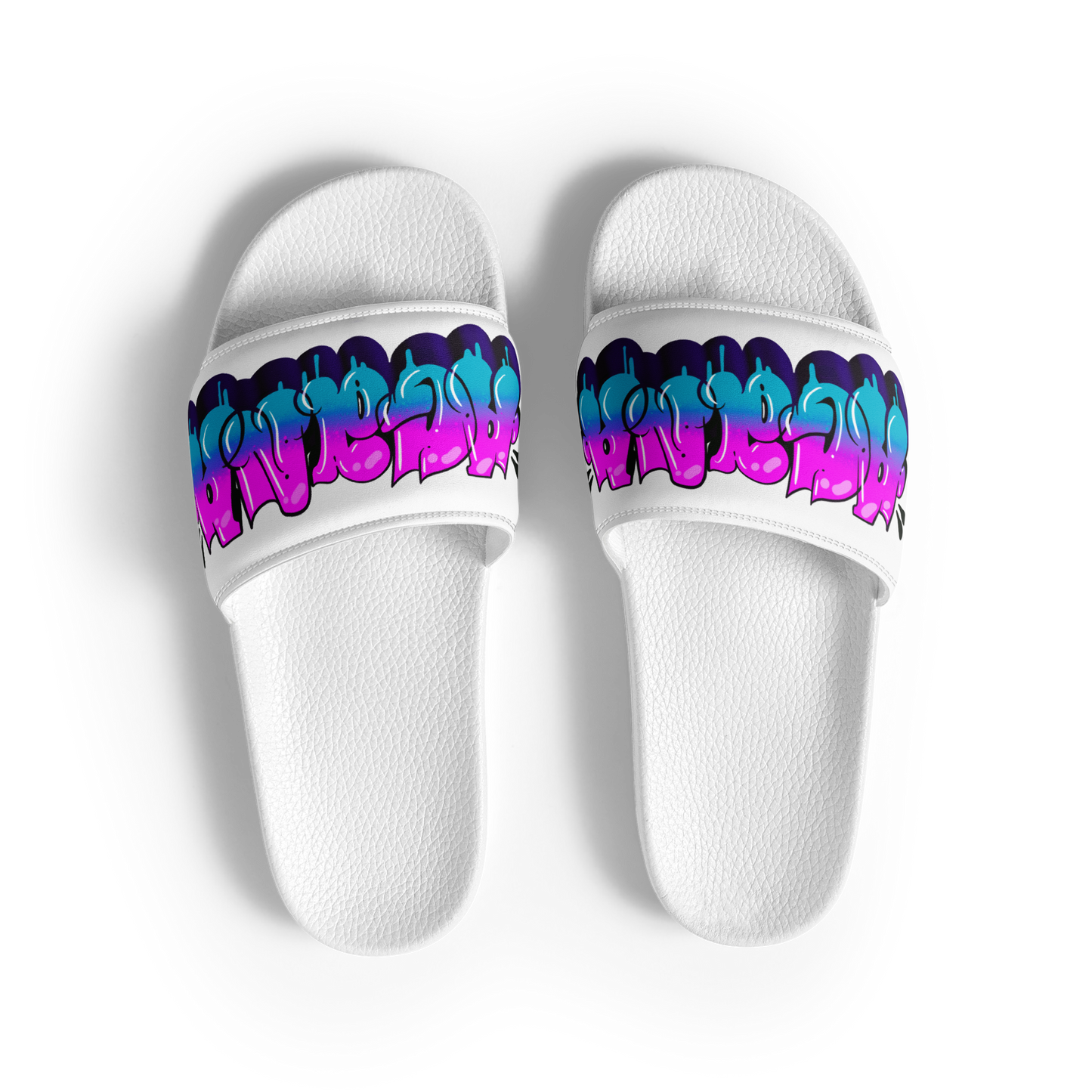 "AGANA BUBBLE DRIP" Men’s Slides