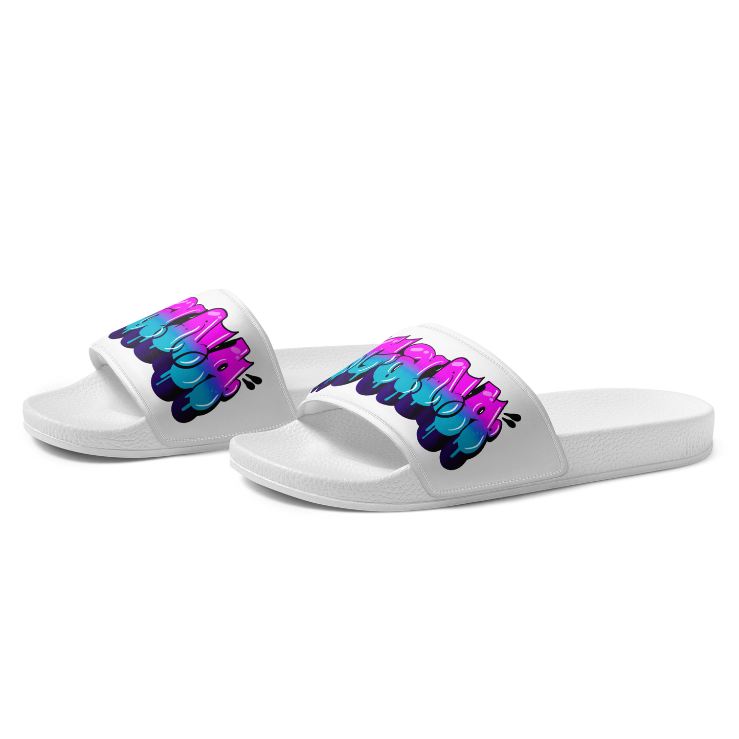 "AGANA BUBBLE DRIP" Men’s Slides