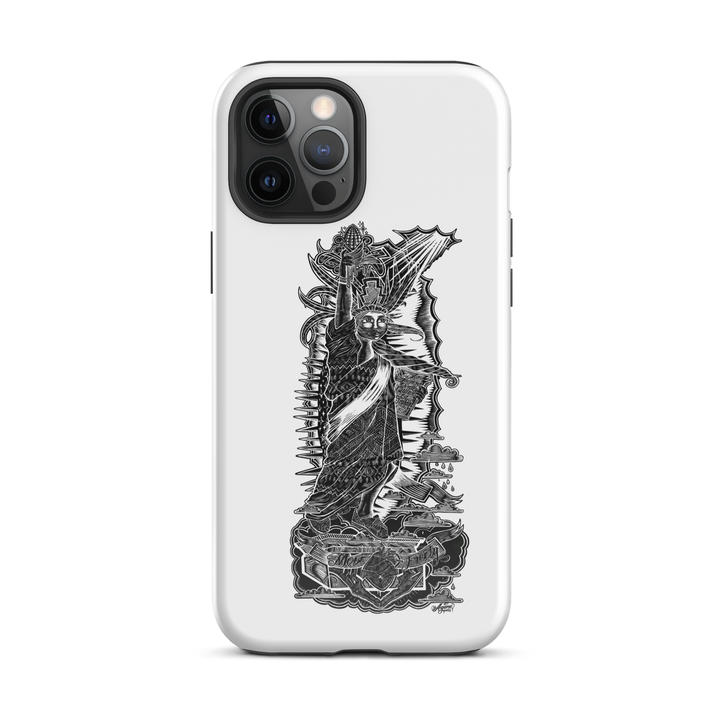 "CARVING THROUGH BORDERS" Tough Case for iPhone®