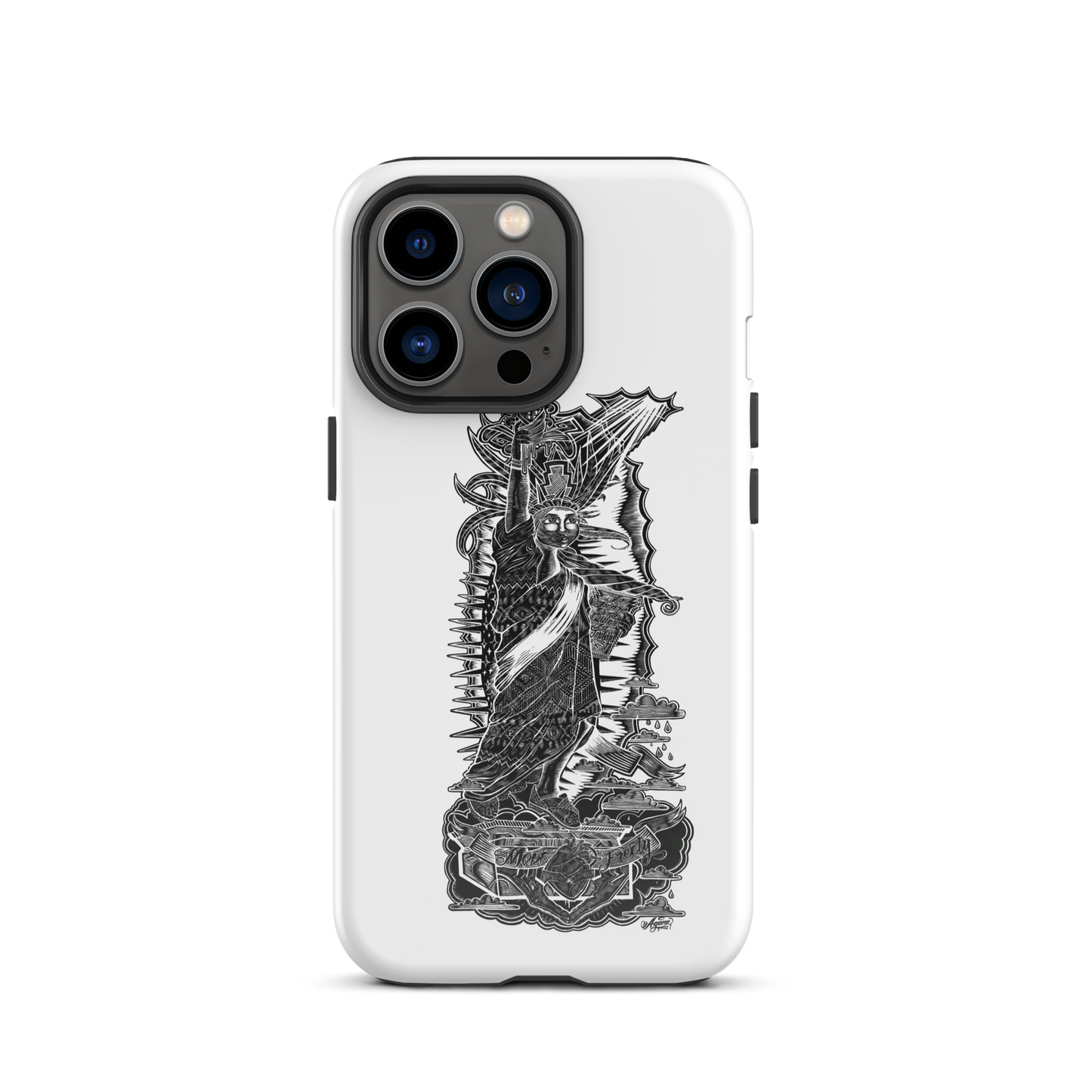 "CARVING THROUGH BORDERS" Tough Case for iPhone®