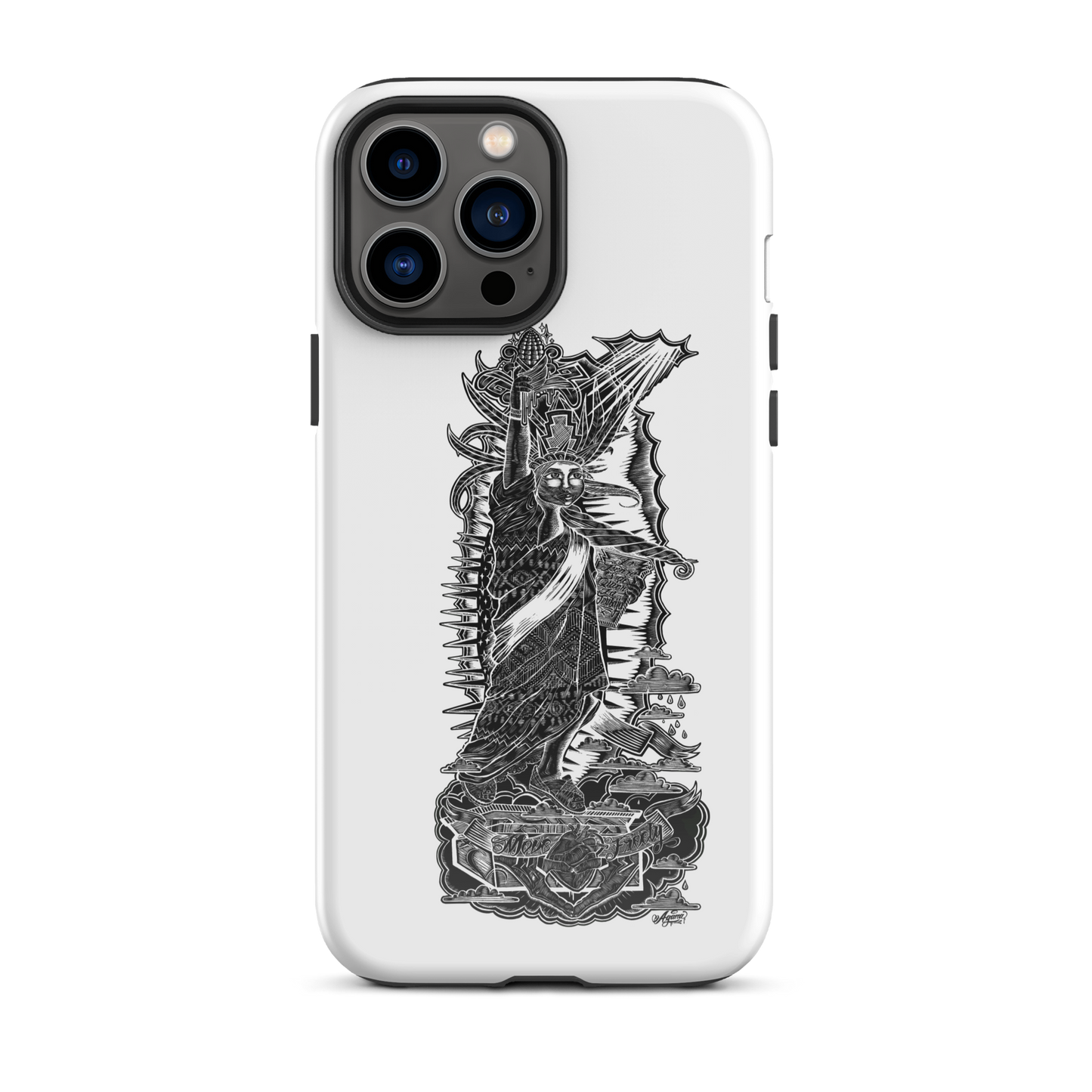 "CARVING THROUGH BORDERS" Tough Case for iPhone®