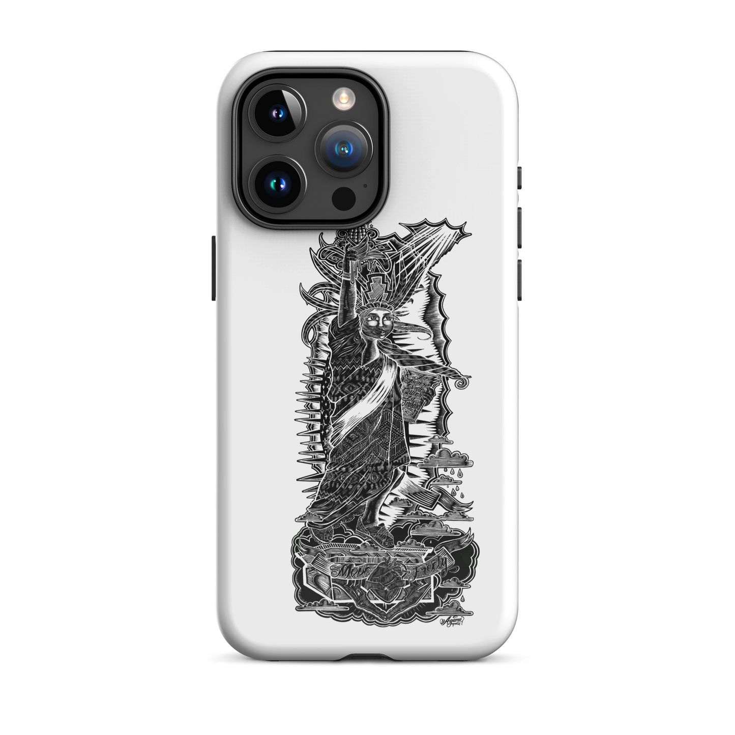 "CARVING THROUGH BORDERS" Tough Case for iPhone®