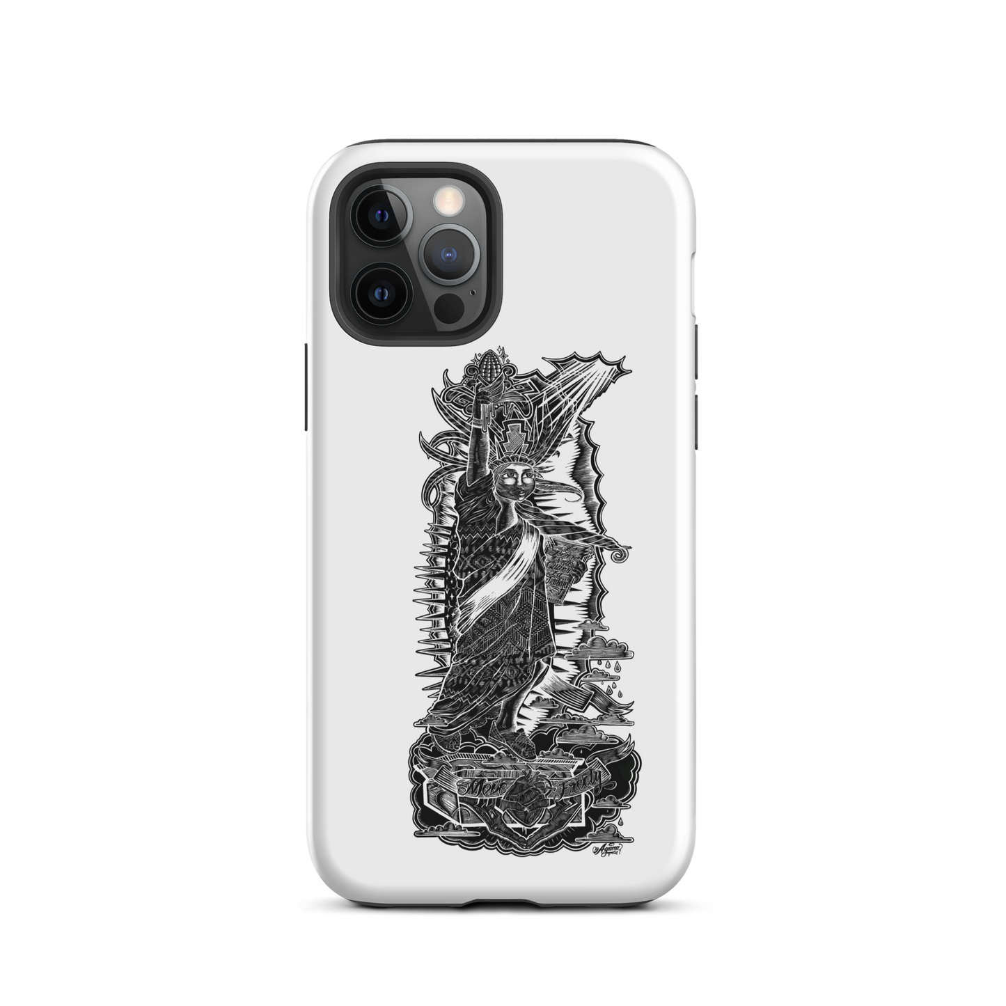 "CARVING THROUGH BORDERS" Tough Case for iPhone®