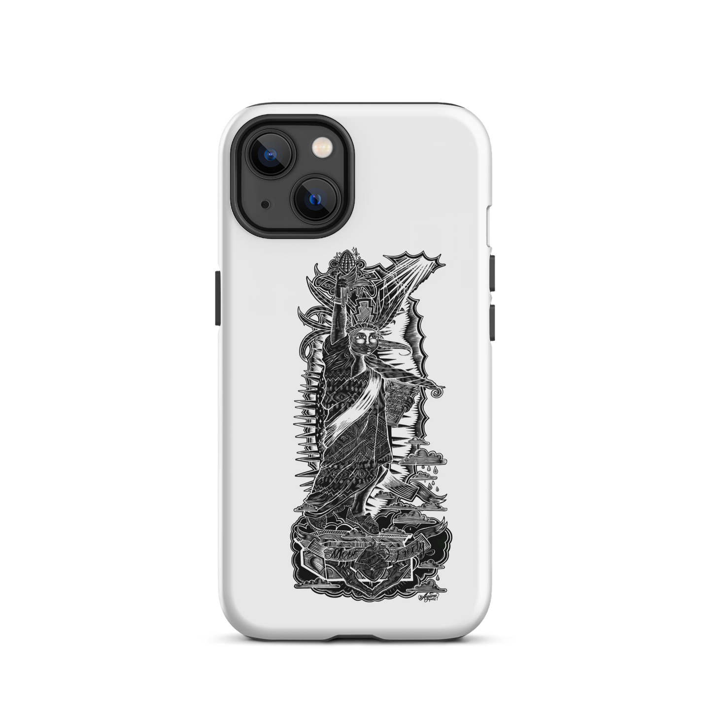 "CARVING THROUGH BORDERS" Tough Case for iPhone®