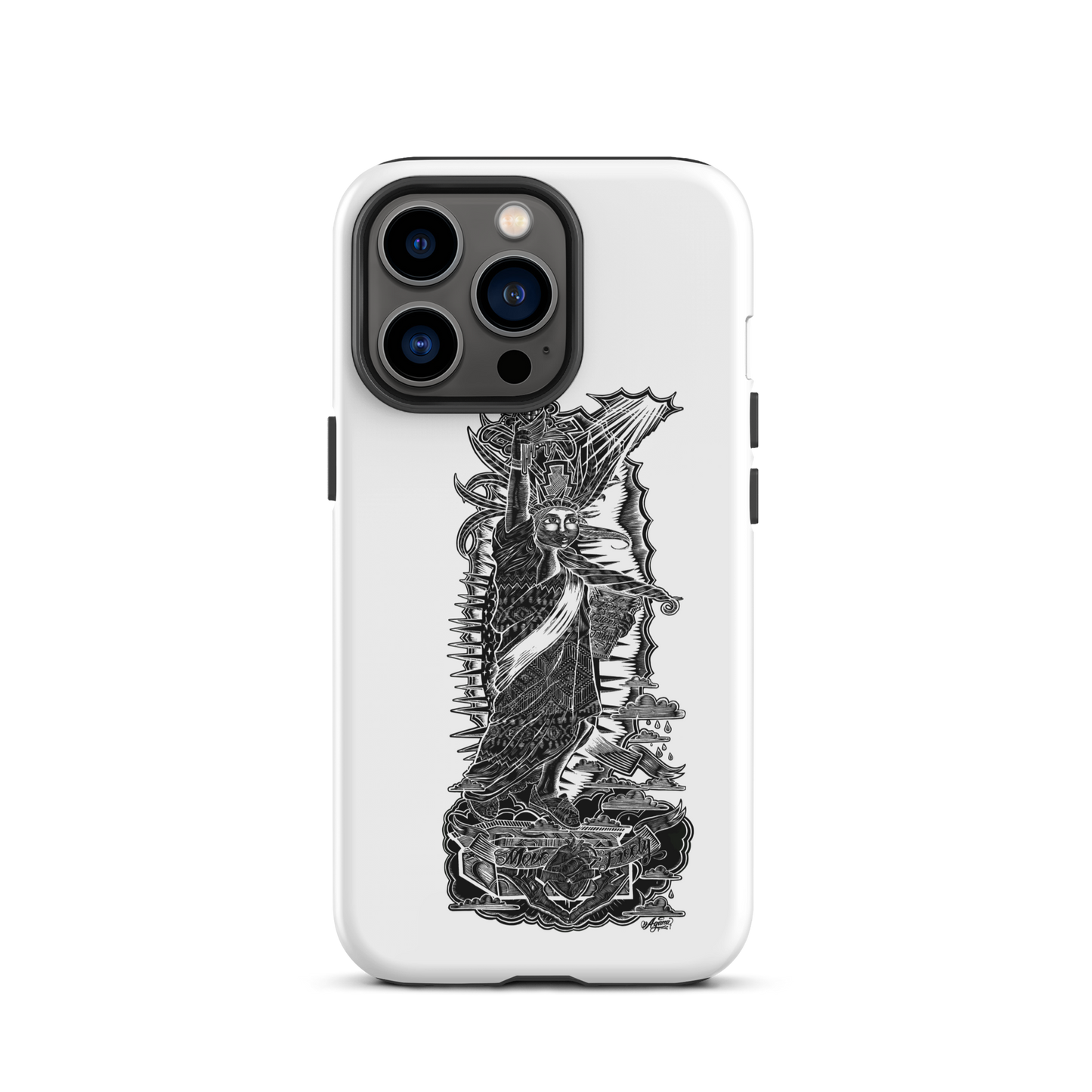 "CARVING THROUGH BORDERS" Tough Case for iPhone®