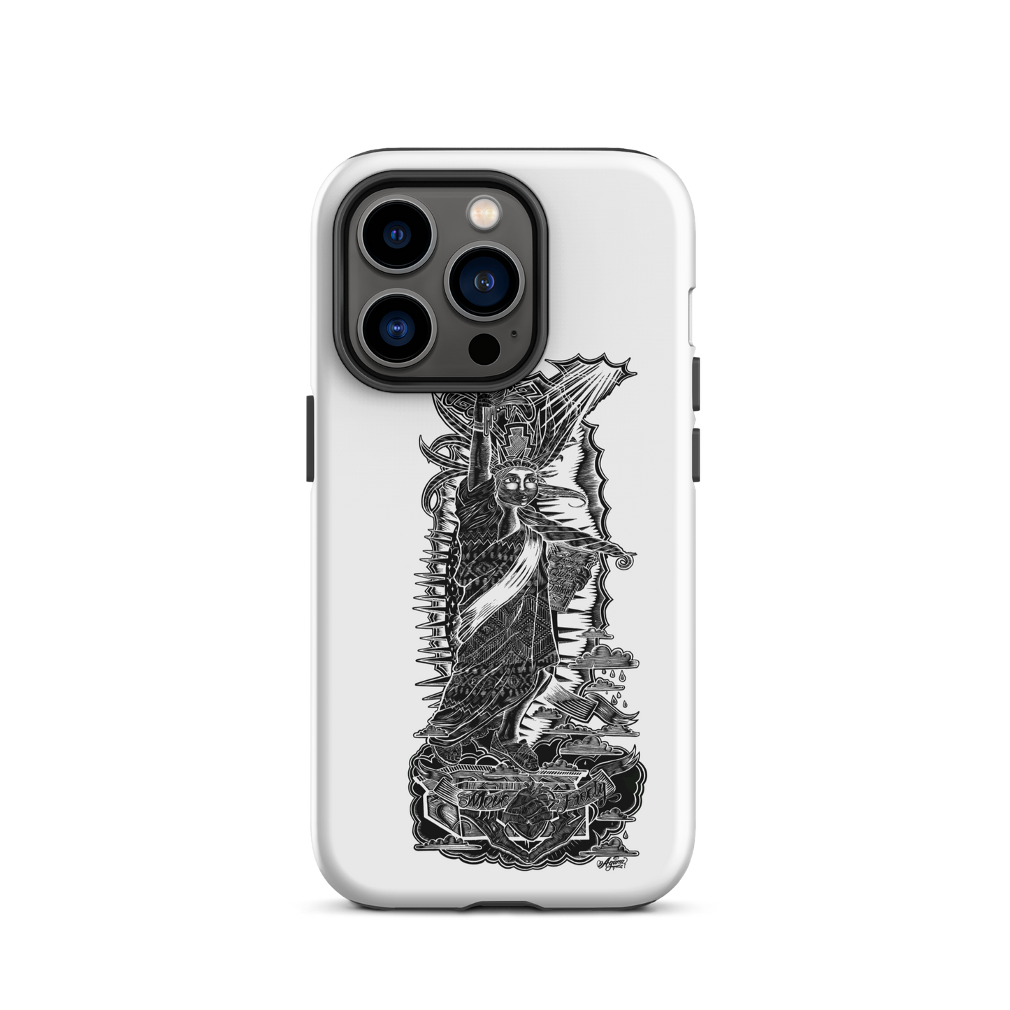 "CARVING THROUGH BORDERS" Tough Case for iPhone®