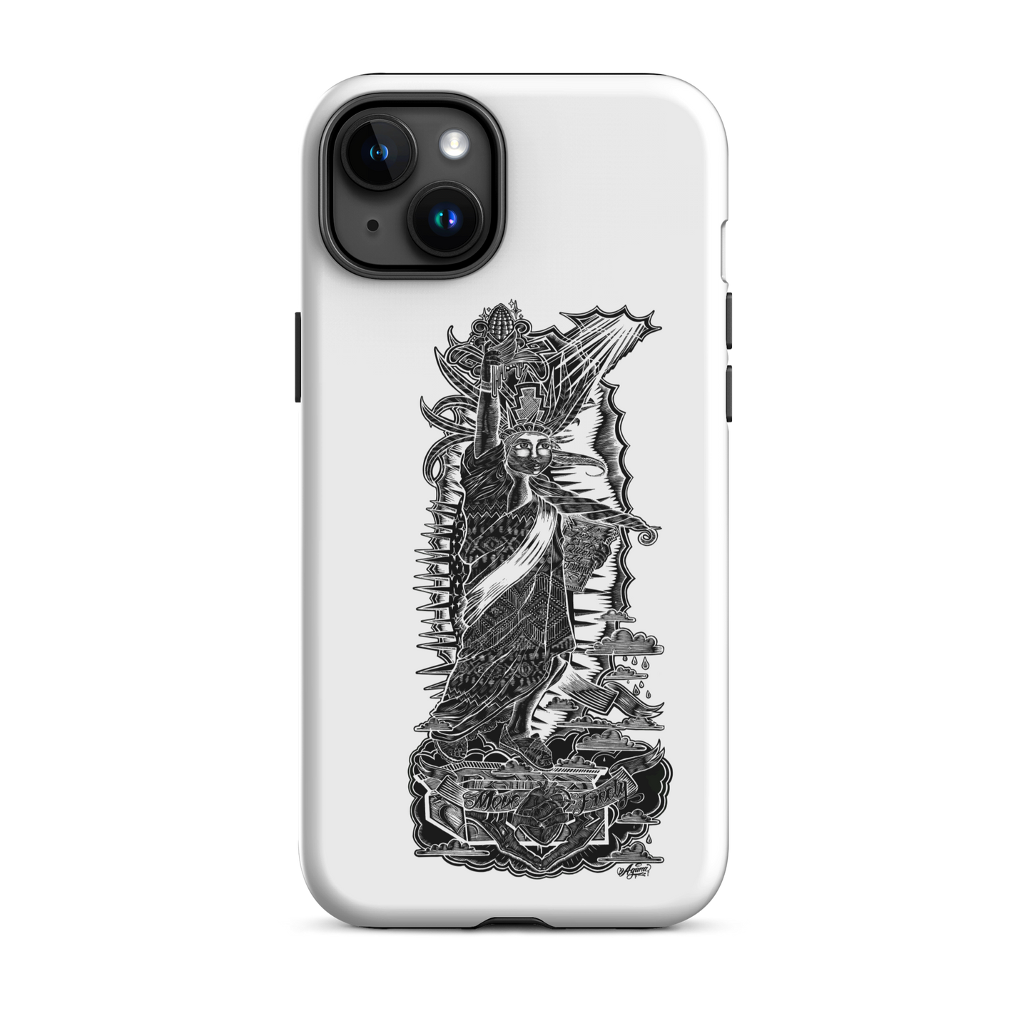 "CARVING THROUGH BORDERS" Tough Case for iPhone®