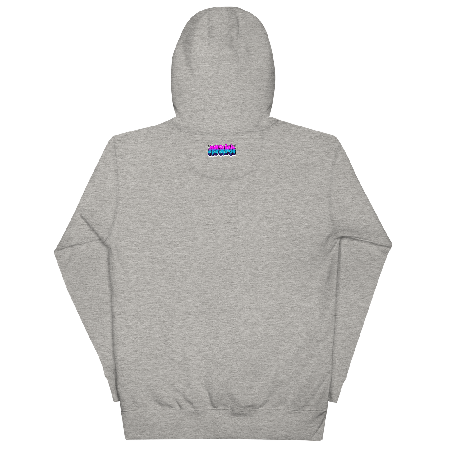 "AGANA BUBBLE DRIP" Unisex Hoodie WHT