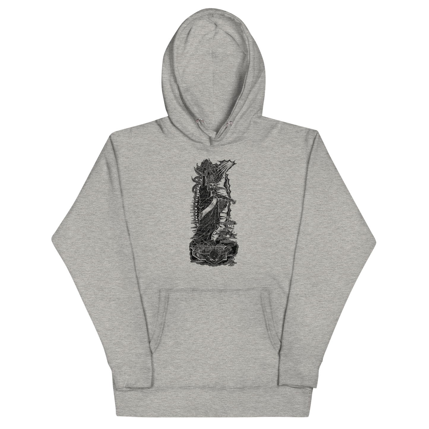 "CARVING THROUGH BORDERS" Unisex Hoodie