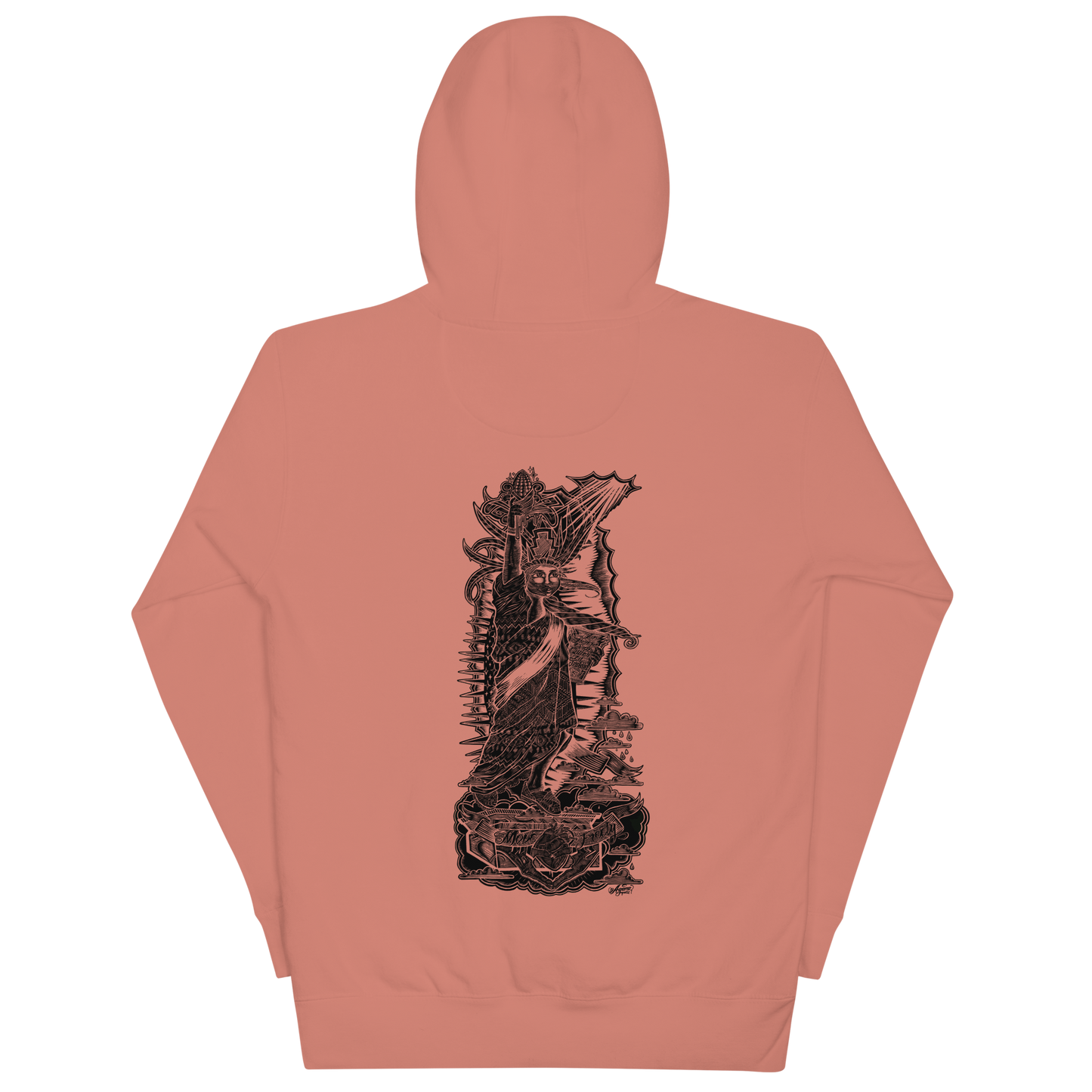 "CARVING THROUGH BORDERS" Unisex Hoodie