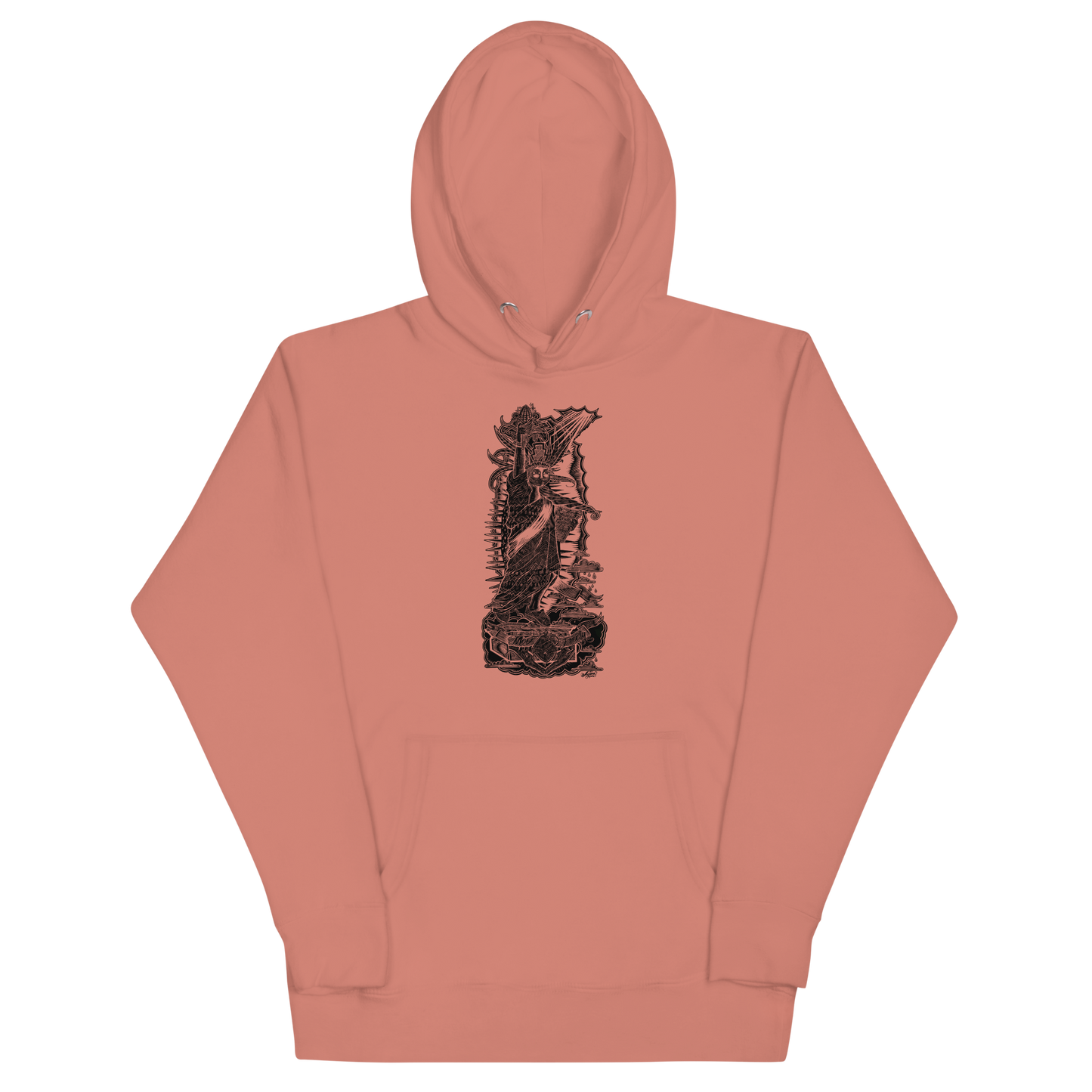 "CARVING THROUGH BORDERS" Unisex Hoodie