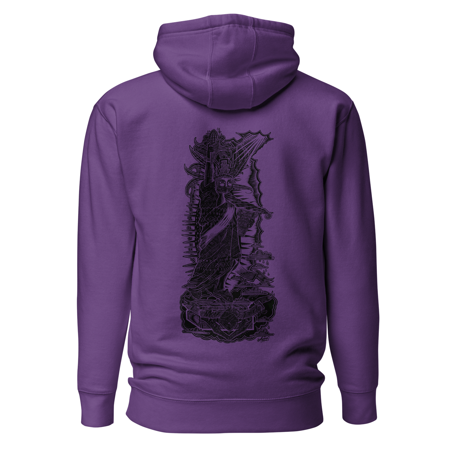 "CARVING THROUGH BORDERS" Unisex Hoodie