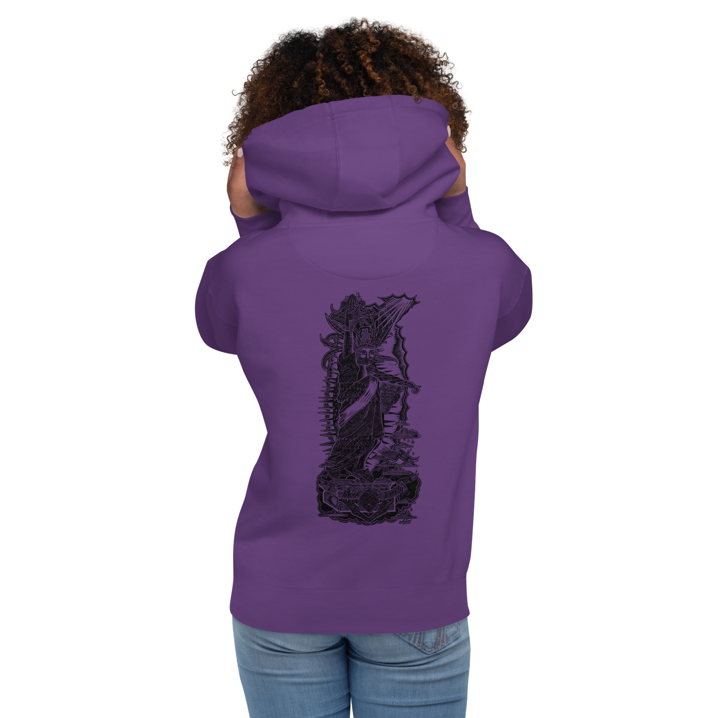 "CARVING THROUGH BORDERS" Unisex Hoodie