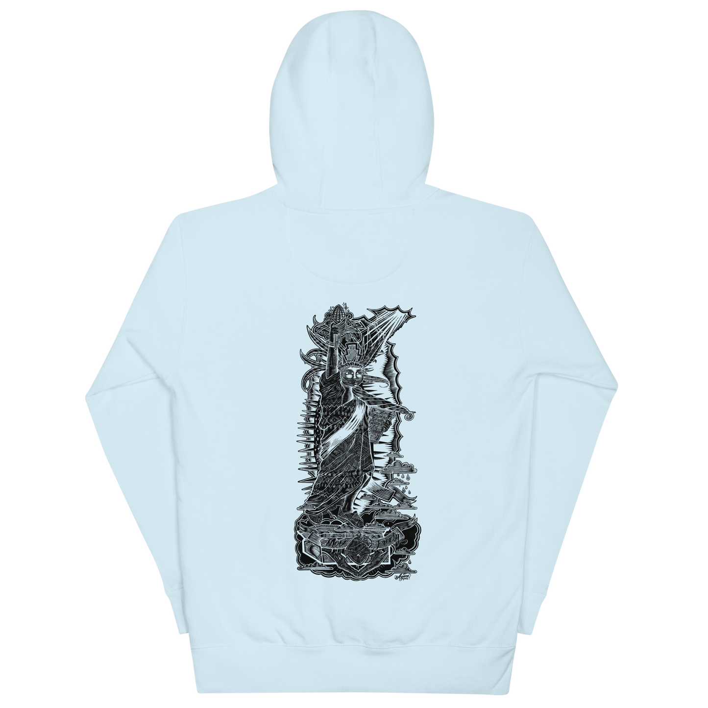 "CARVING THROUGH BORDERS" Unisex Hoodie