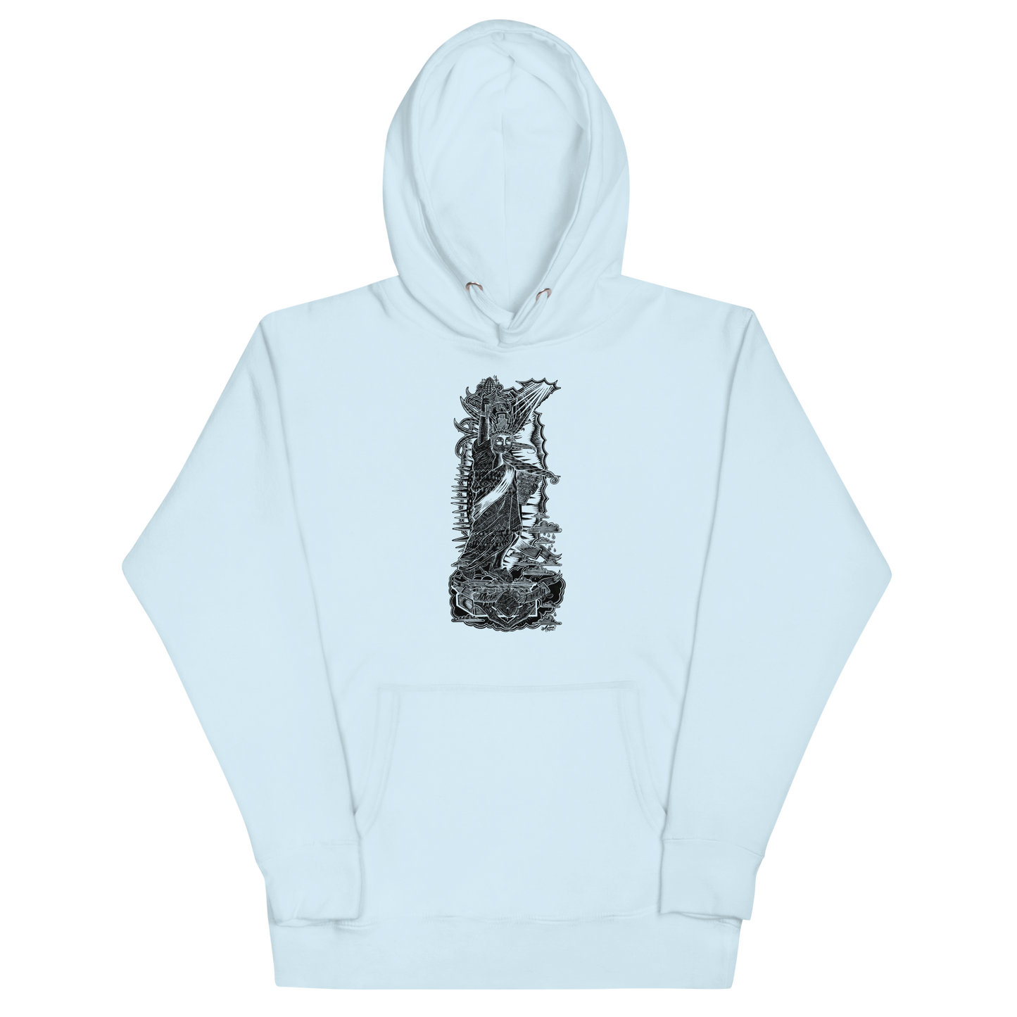 "CARVING THROUGH BORDERS" Unisex Hoodie