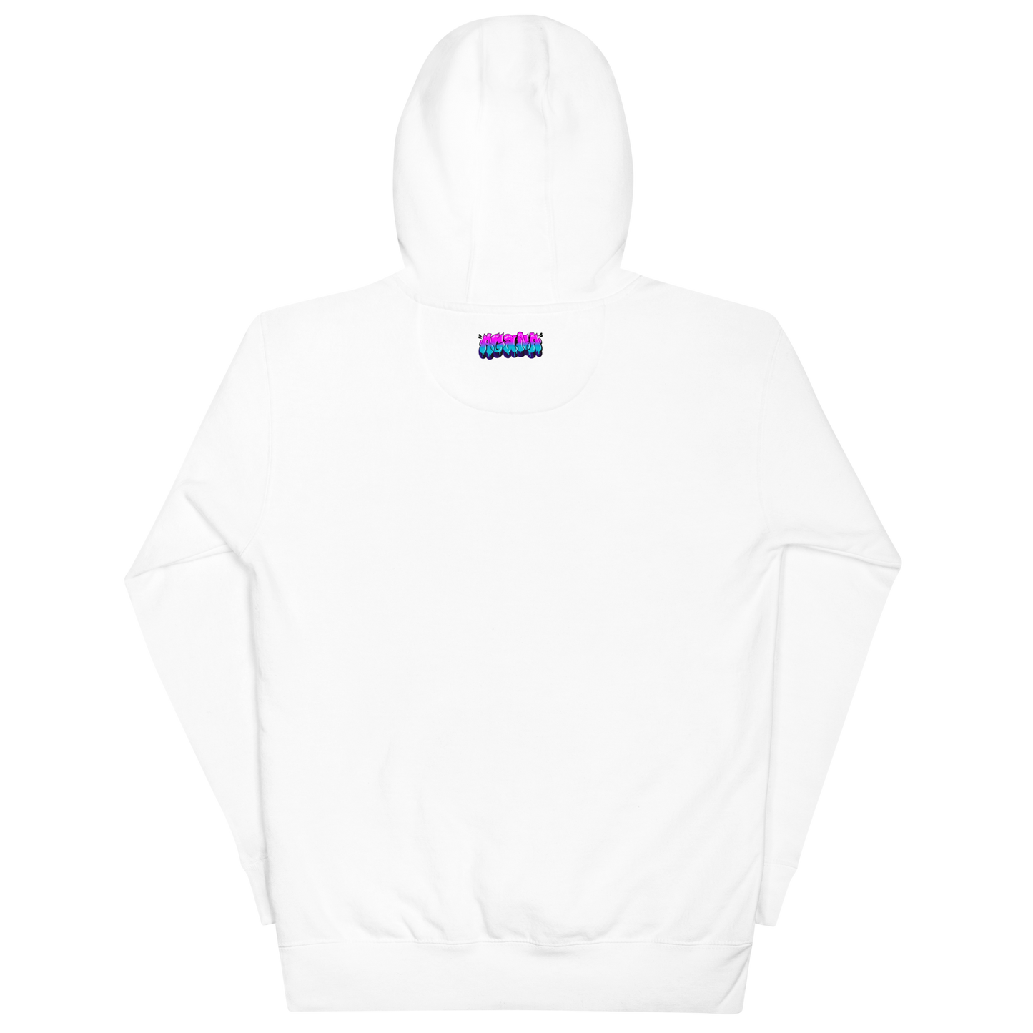 "AGANA BUBBLE DRIP" Unisex Hoodie WHT