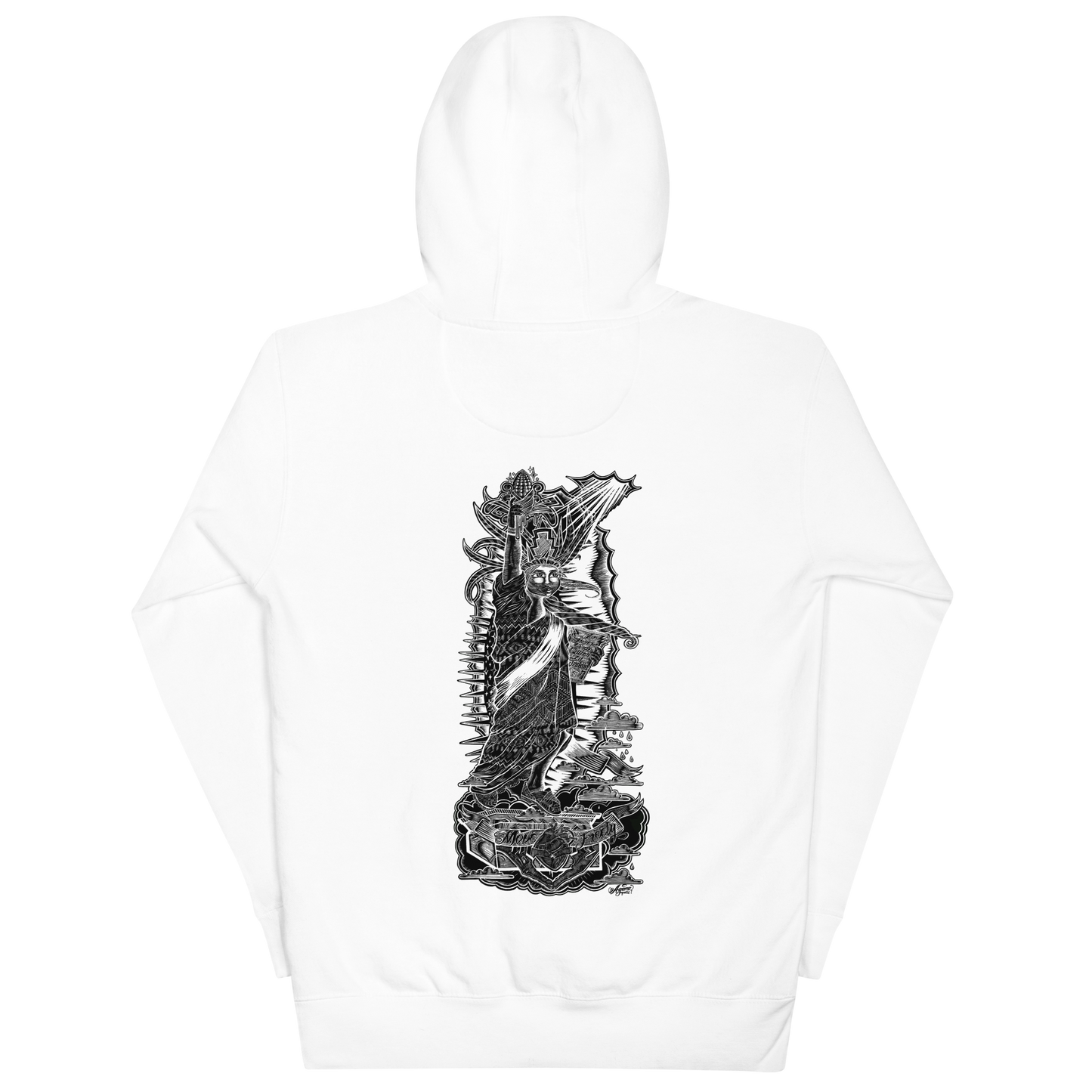 "CARVING THROUGH BORDERS" Unisex Hoodie