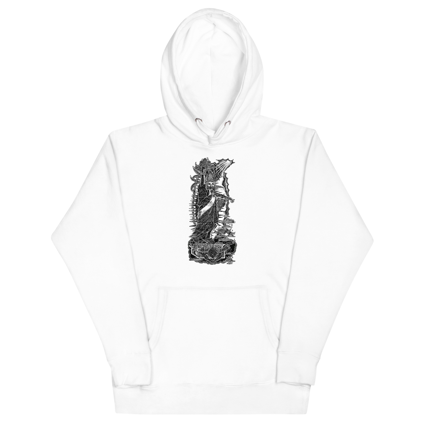 "CARVING THROUGH BORDERS" Unisex Hoodie